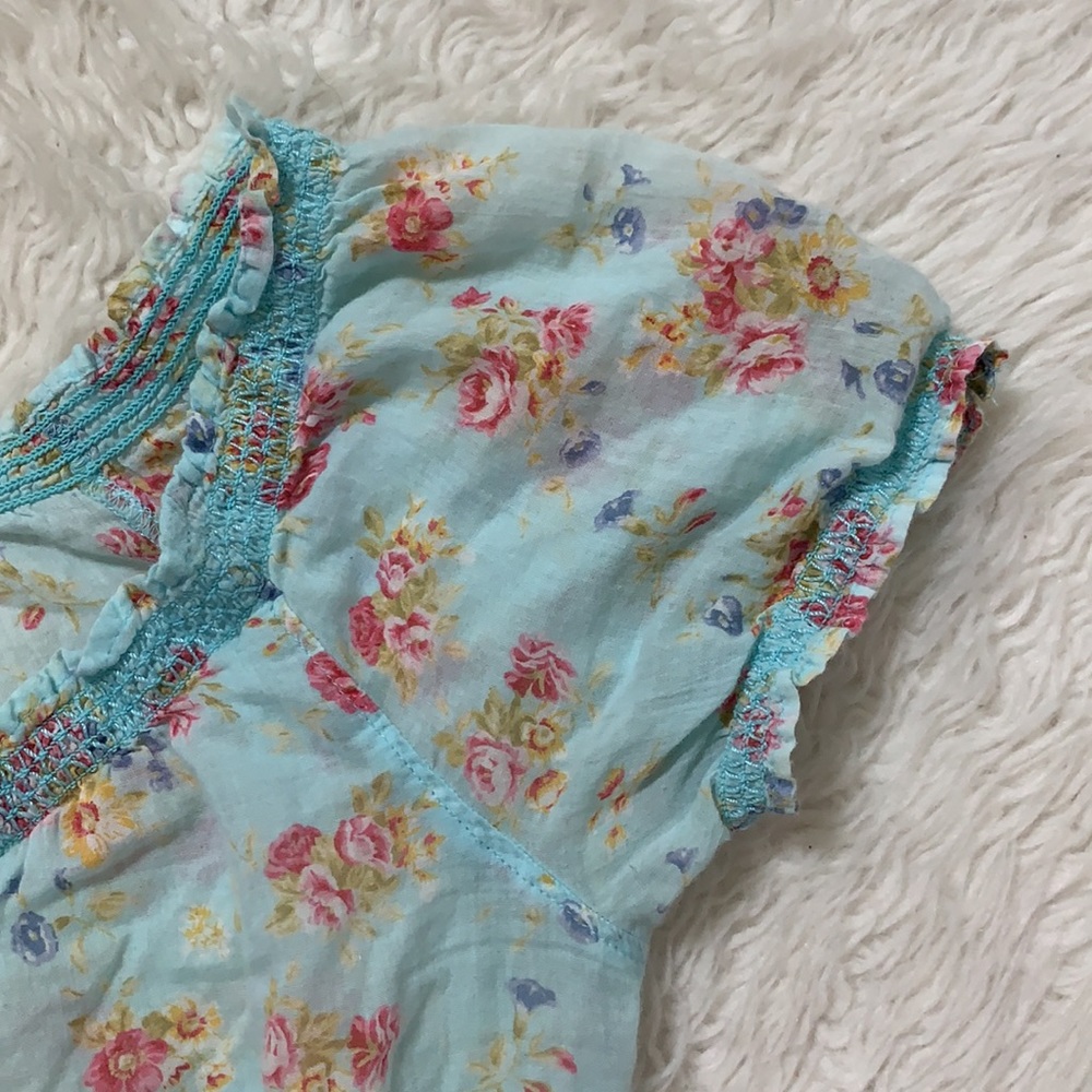 Abercrombie and Fitch floral top women’s small - Picture 4 of 8